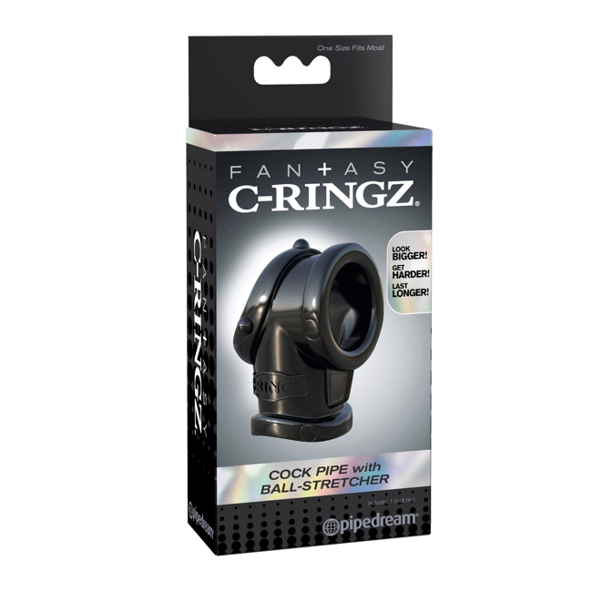 Fantasy C-Ringz Cock Pipe With Ball Stretcher